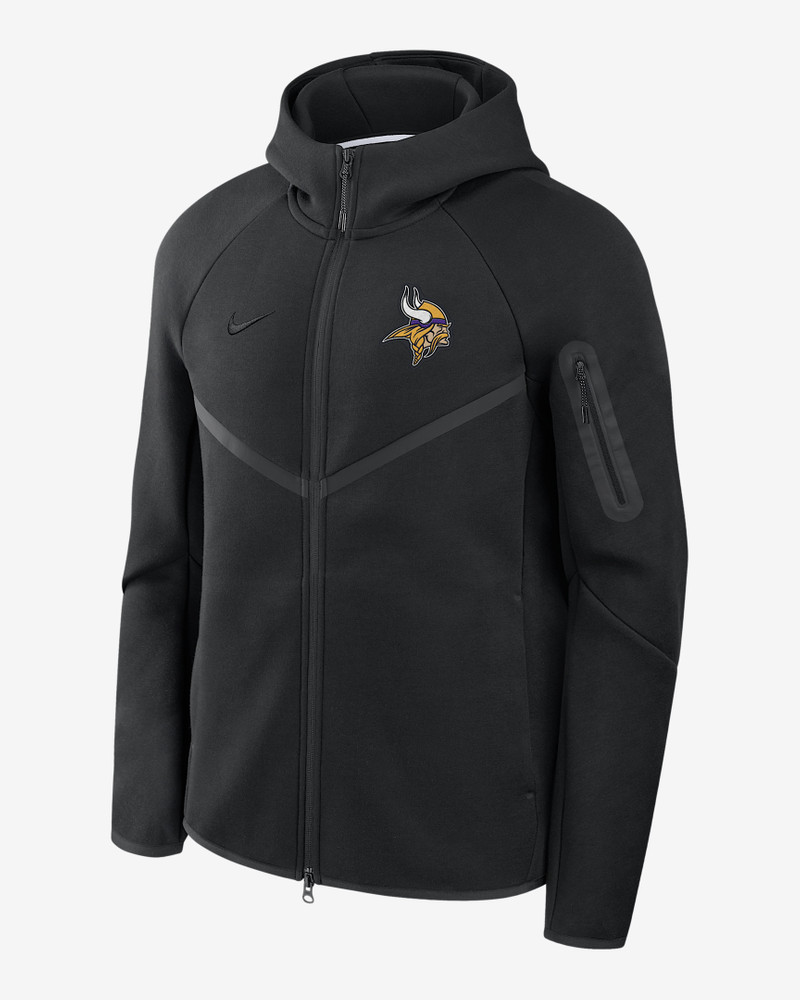 Minnesota Vikings Tech Fleece Windrunner Men's Nike NFL Full-Zip Hooded Jacket 1