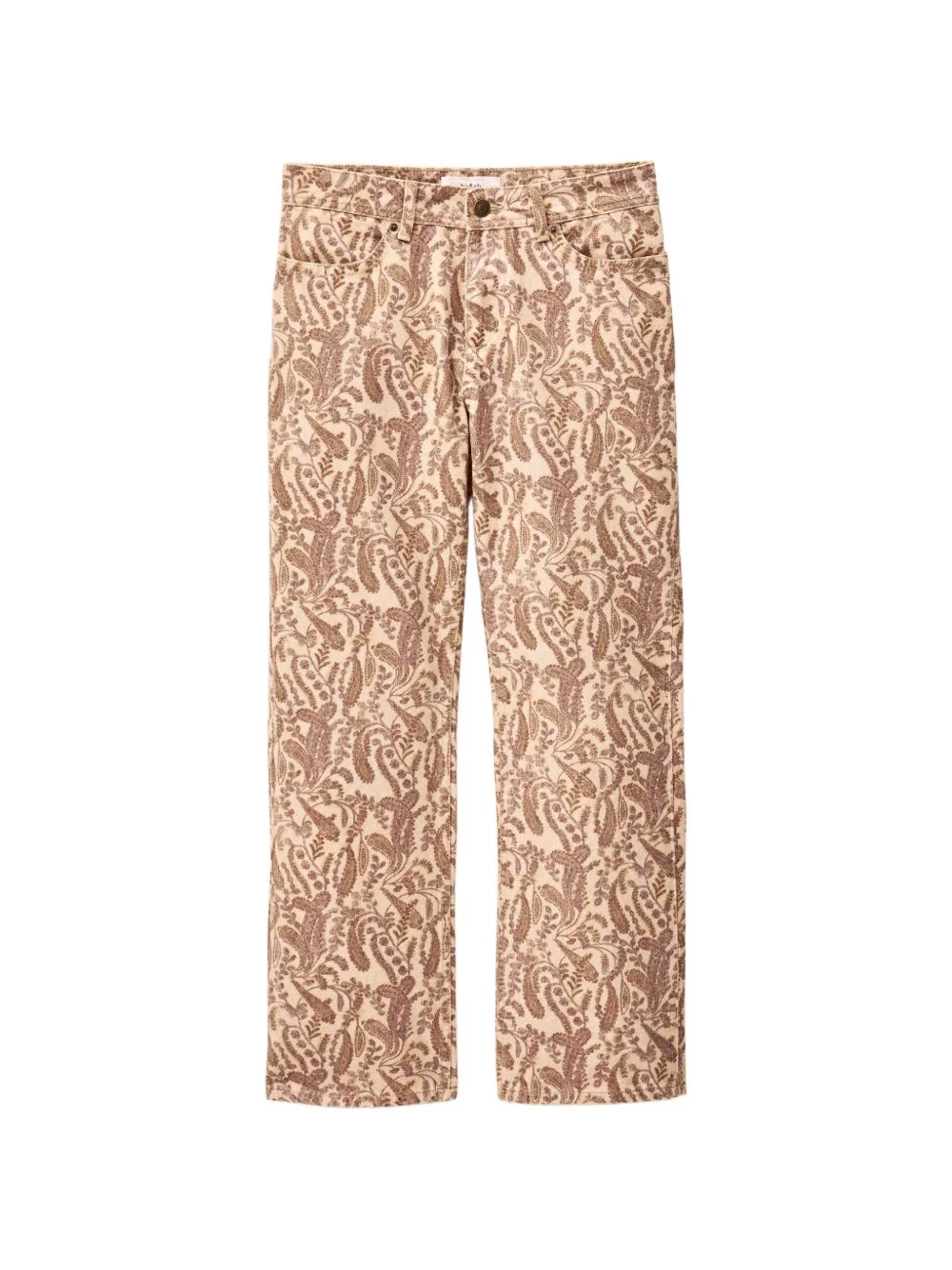 Tooty paisleyprint jeans - 1
