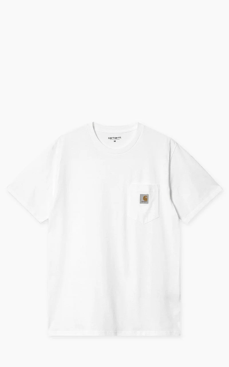 CARHARTT WIP S/S POCKET T-SHIRT WHITE - 1