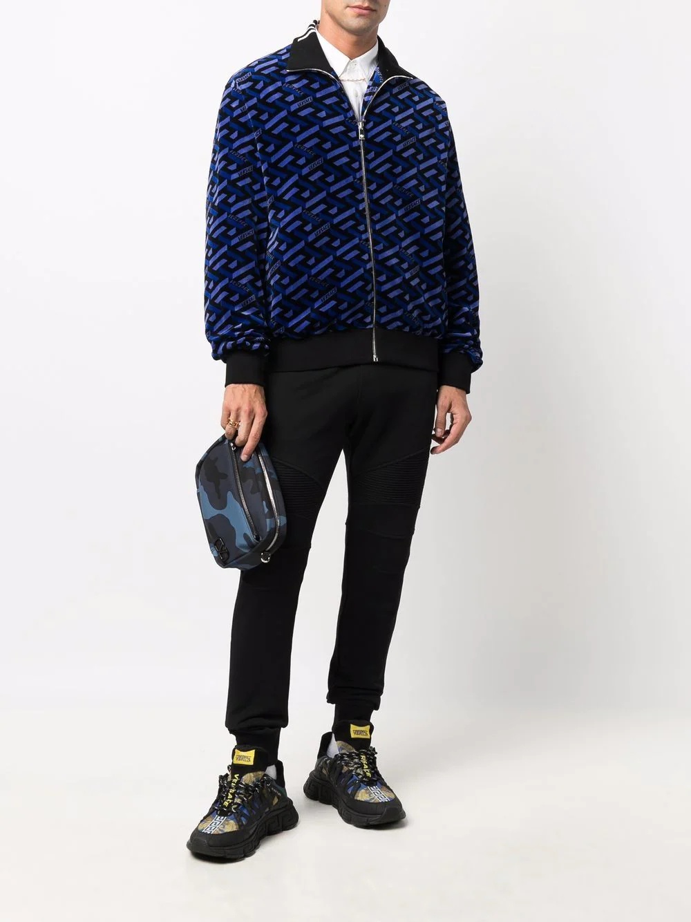 graphic-print zip-fastening jacket - 2