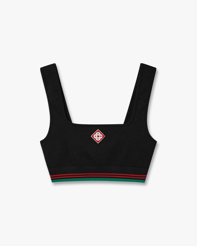 Black Seamless Bralette 1