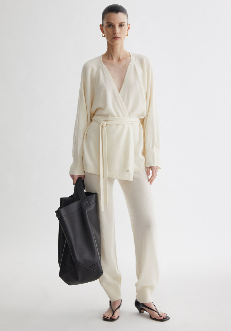 CLOUD Cashmere blend wrap cardigan 3