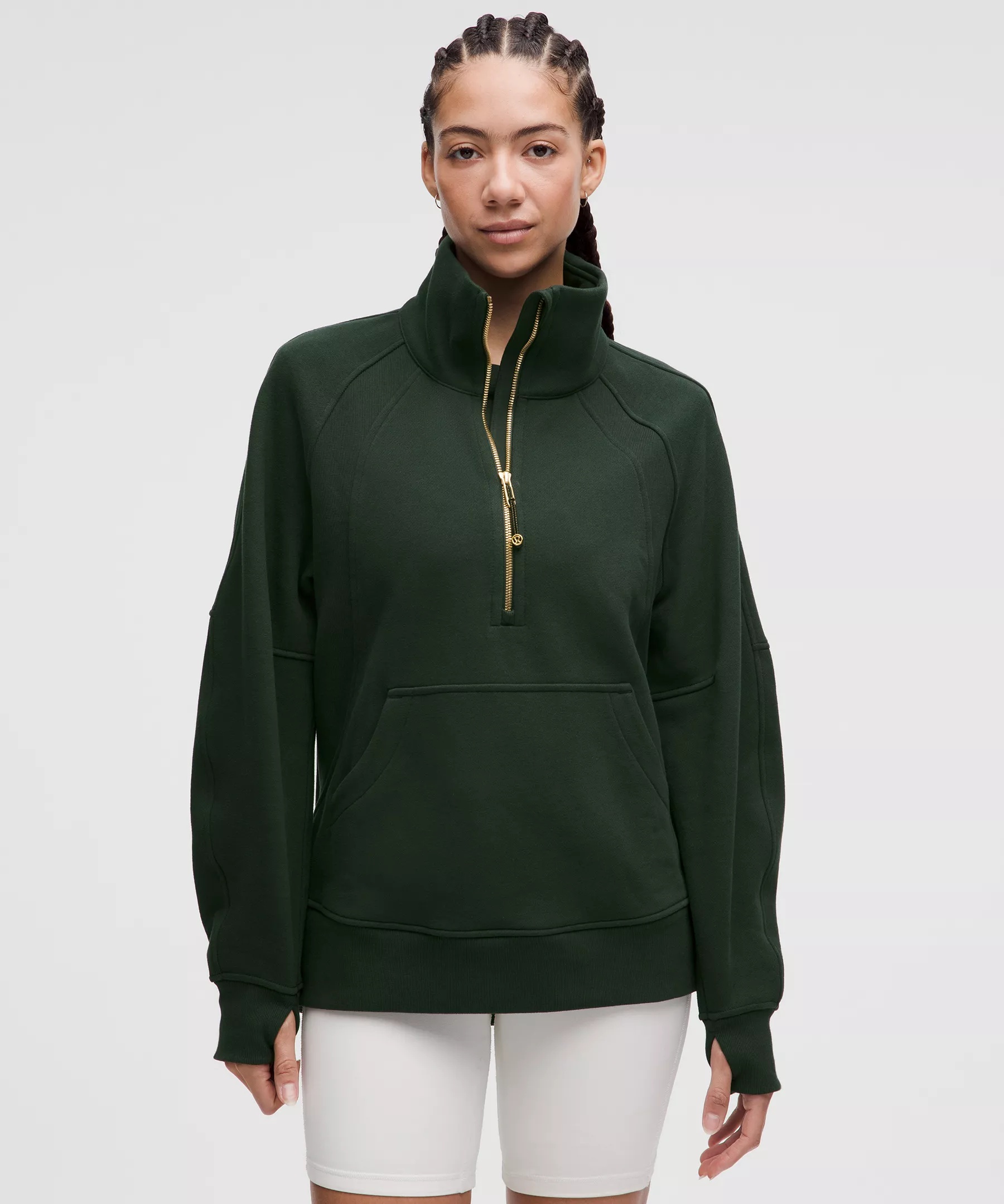 Scuba Oversized Funnel-Neck Half Zip *Long - 1