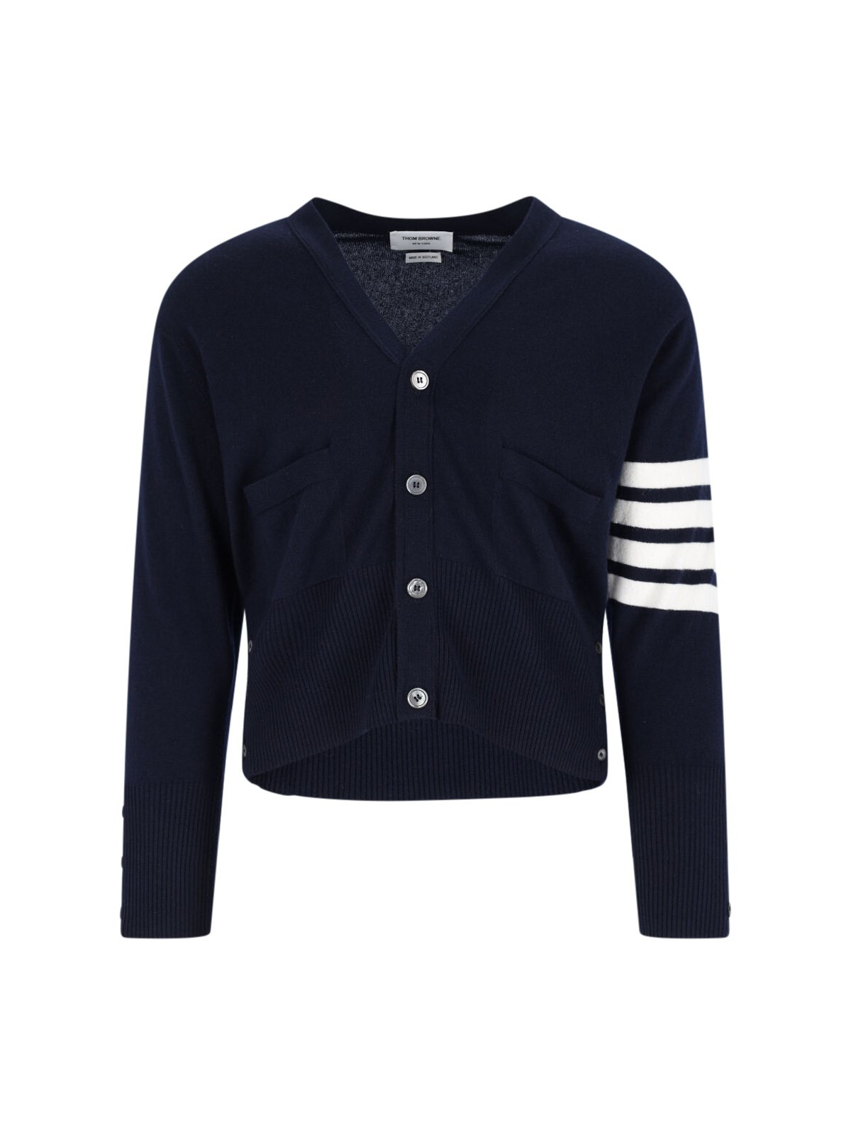 '4-BAR' CROP CARDIGAN - 1