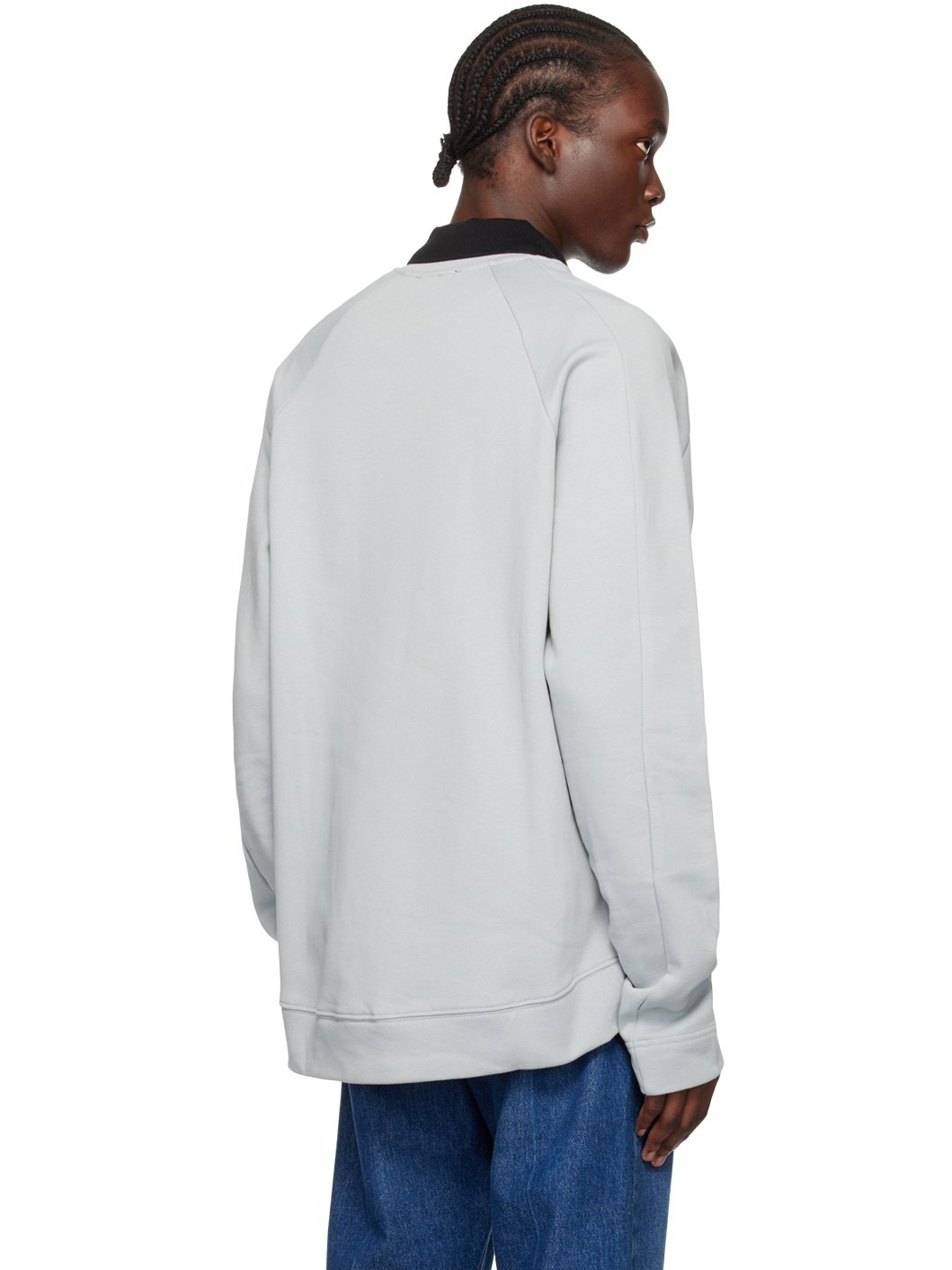 Blue Appliqué Sweatshirt - 3