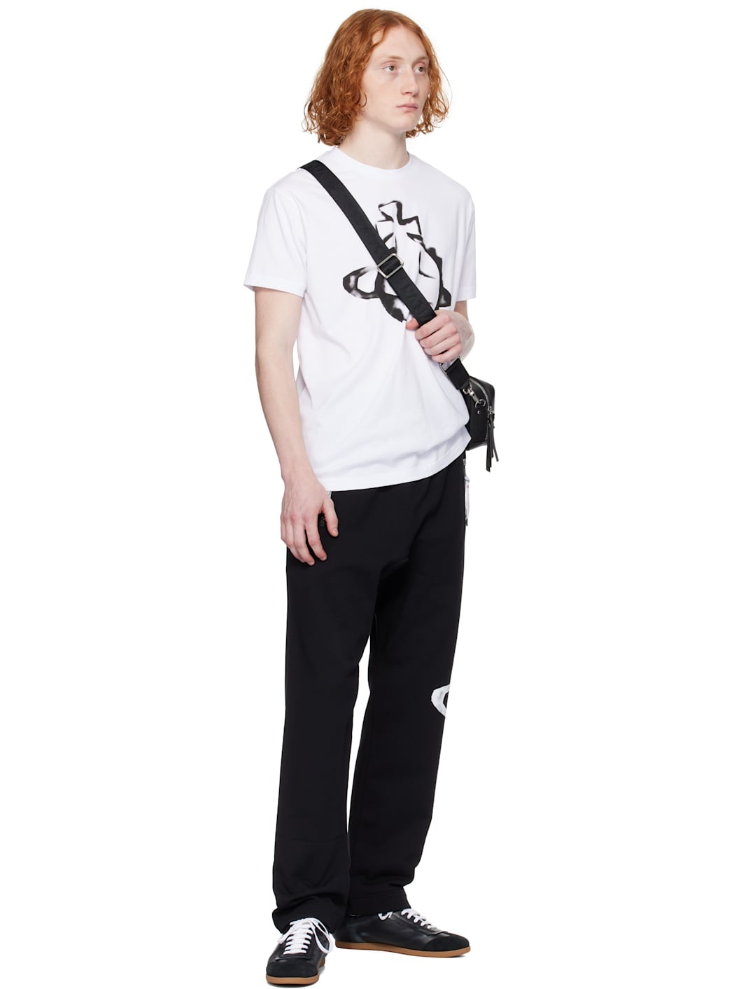 White Stencil Orb Classic T-shirt - 4