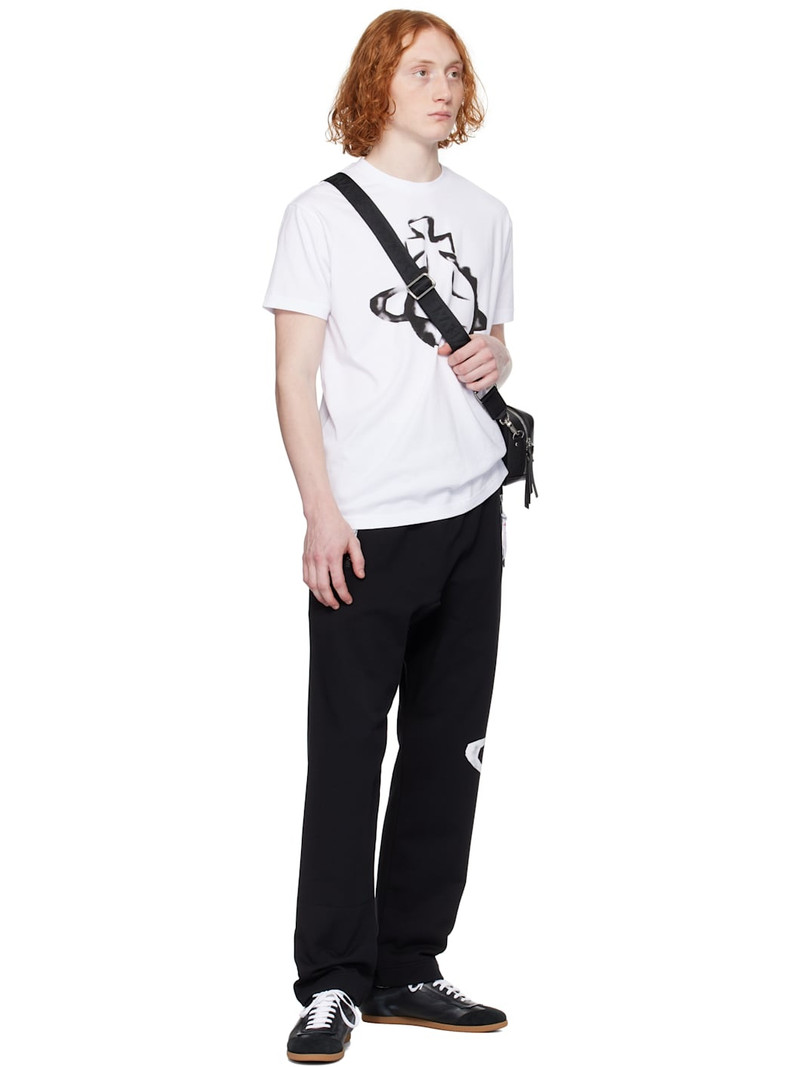 Vivienne Westwood White Stencil Orb Classic T-shirt outlook