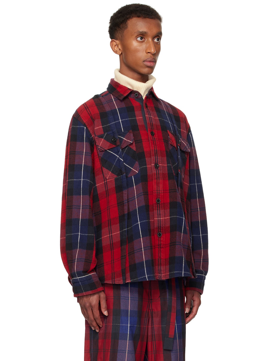 SSENSE Exclusive Red Plaid Shirt - 2
