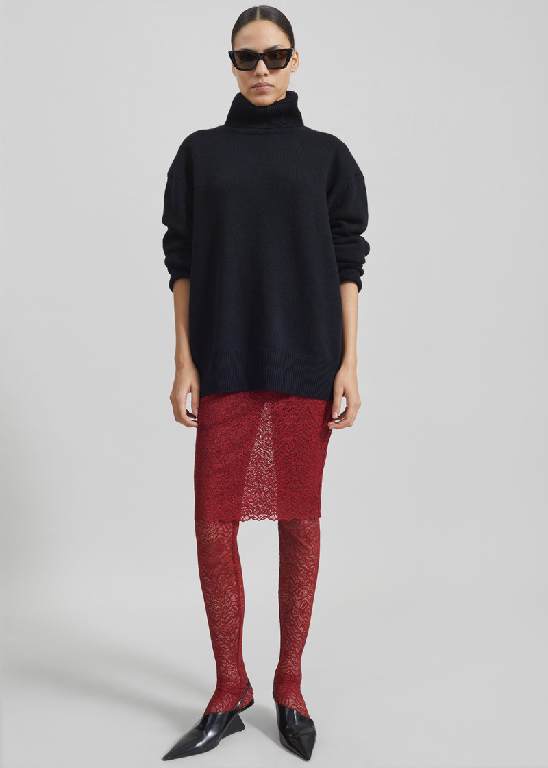 Beaufille Dorado Skirt Leggings - Burgundy 4