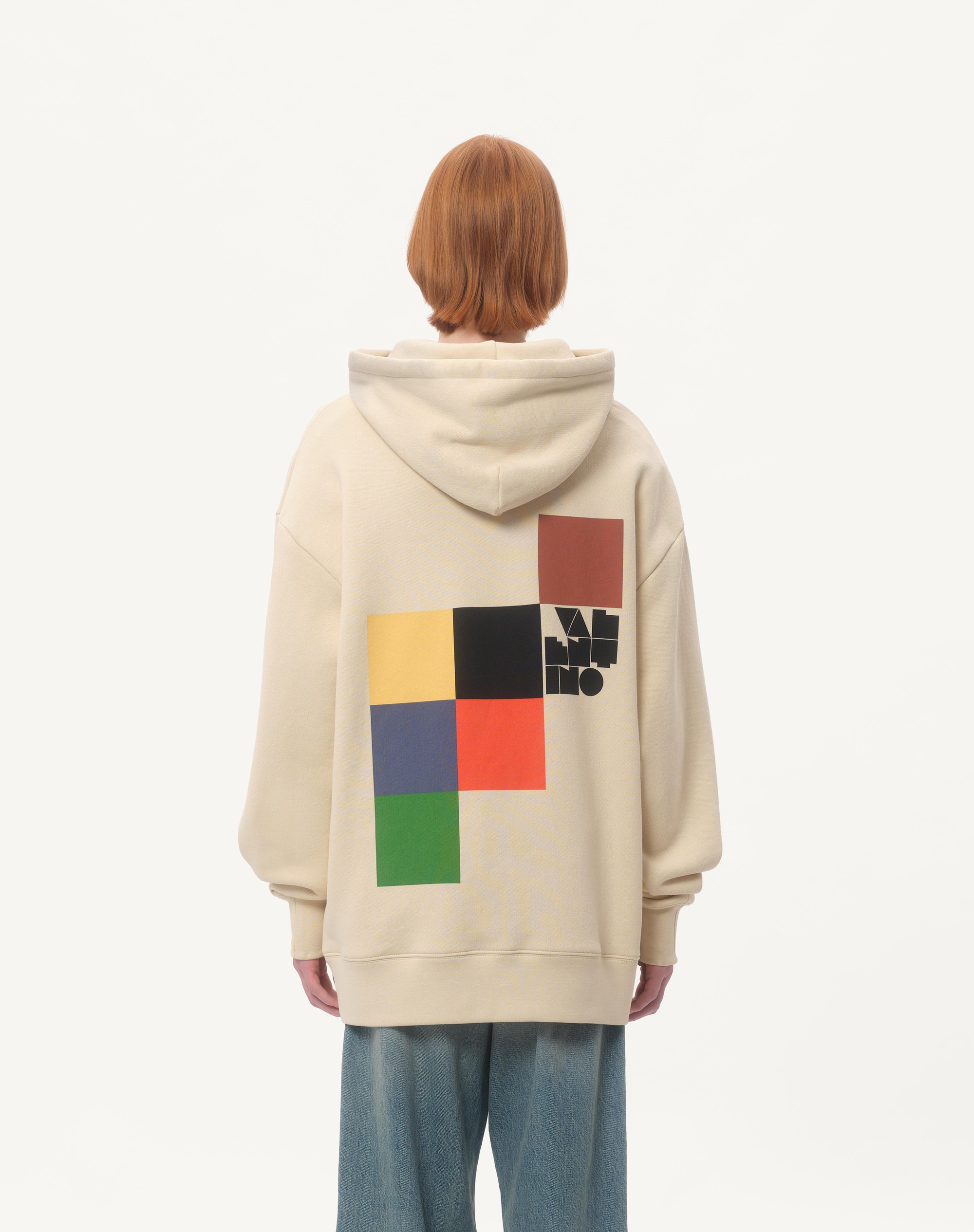 COTTON HOODED SWEATSHIRT WITH PAVILLON DES FOLIES PRINT - 7