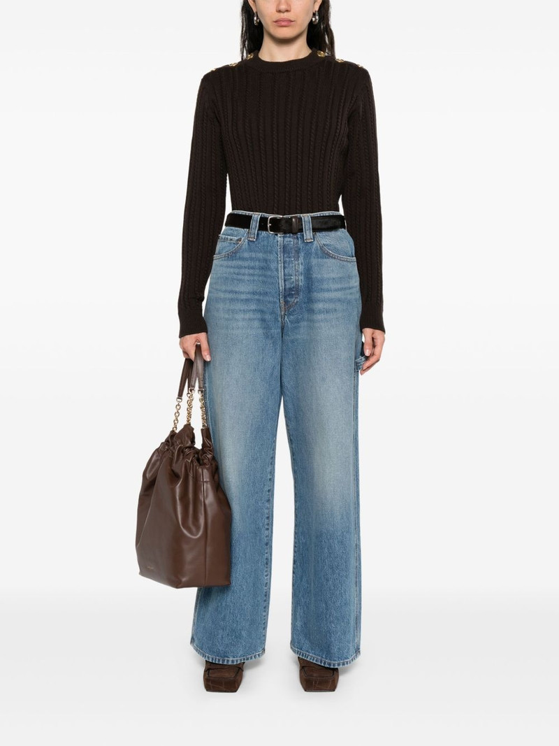Golden Goose cable-knit sweater outlook