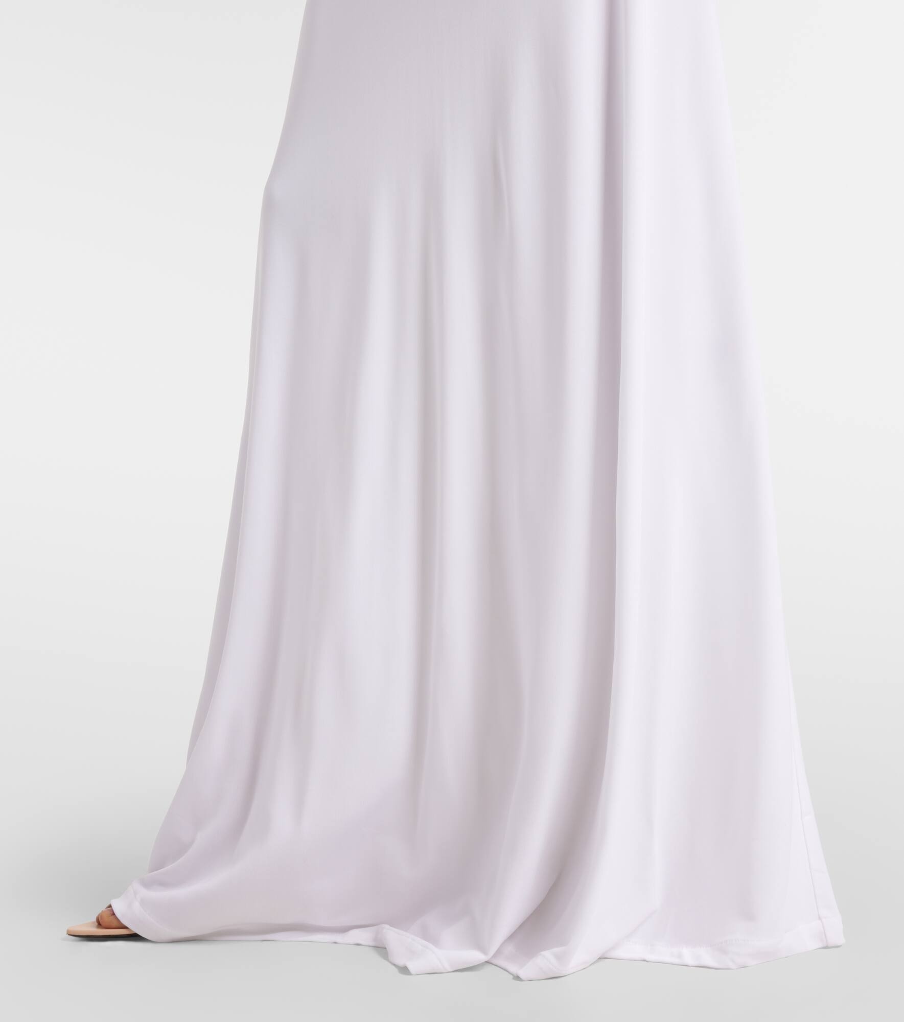 Arched Palm off-shoulder maxi dress - 6