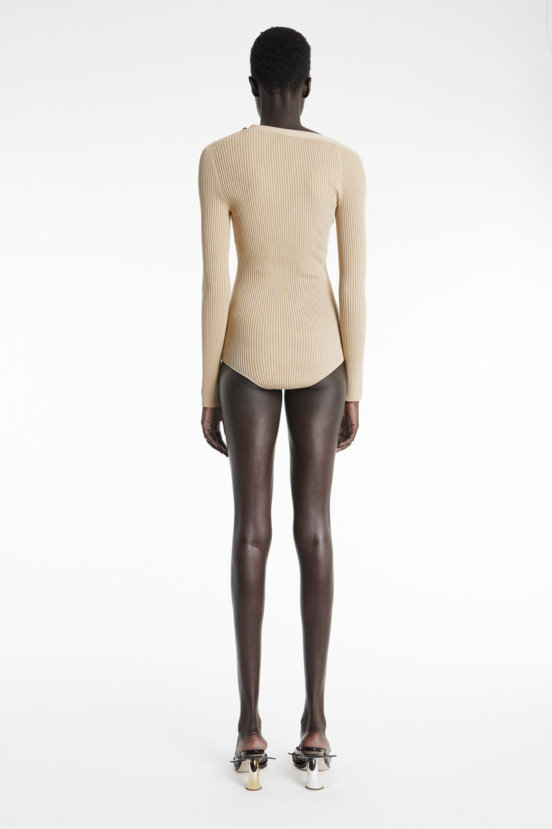 CARDIGAN BODY SUIT ECRU 3