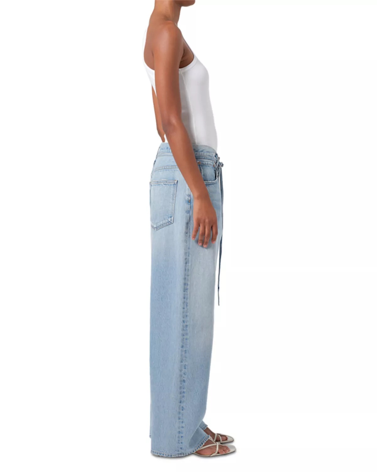Emmi High Rise Wide Leg Jeans in Incline - 5