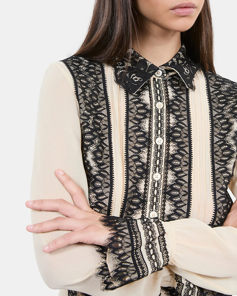 ECRU SILK SHIRT 6