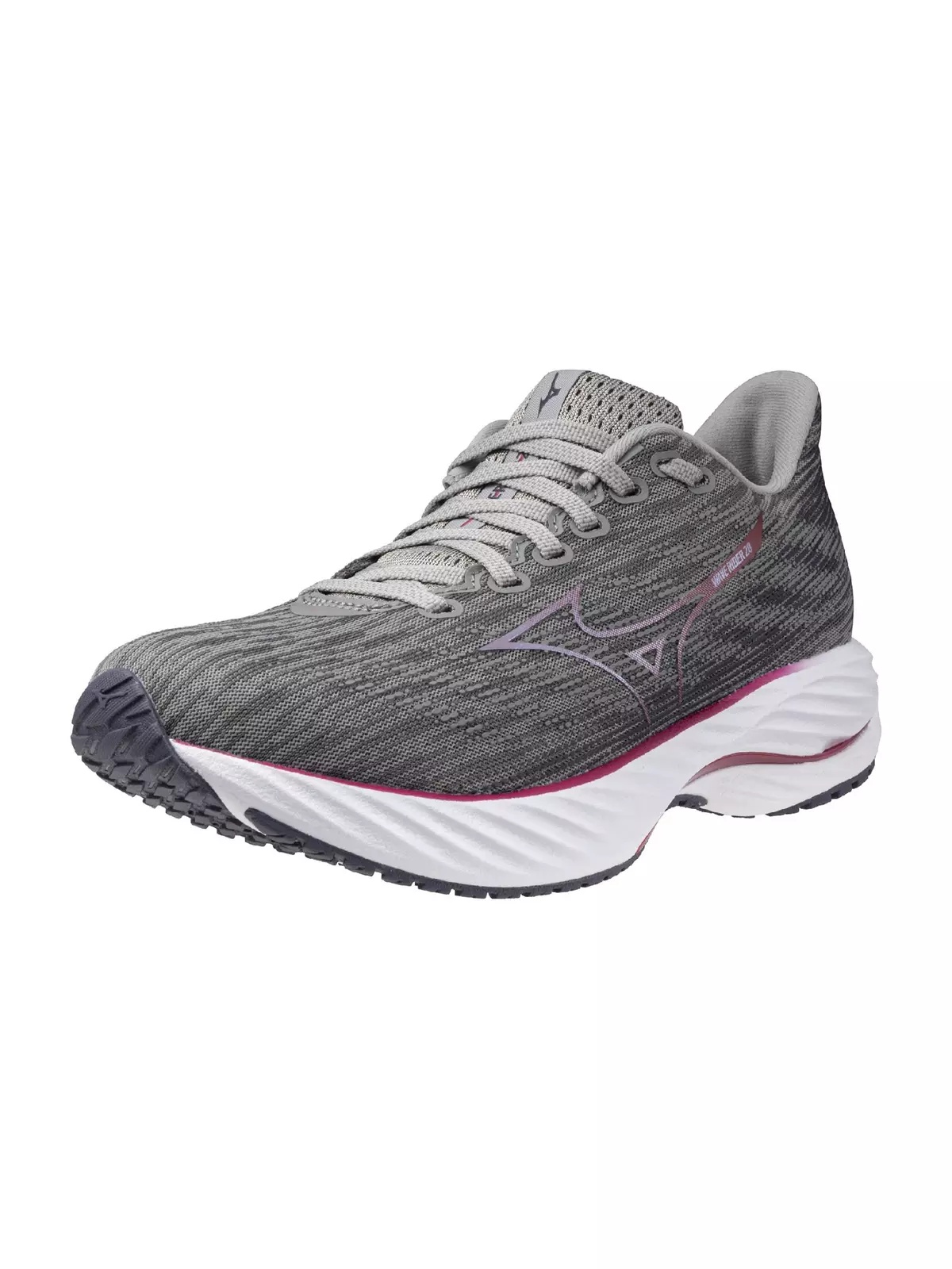 Wave Rider 28 "Ultimate Grey/Cosmo Chrome" Women's Running Shoe - 3