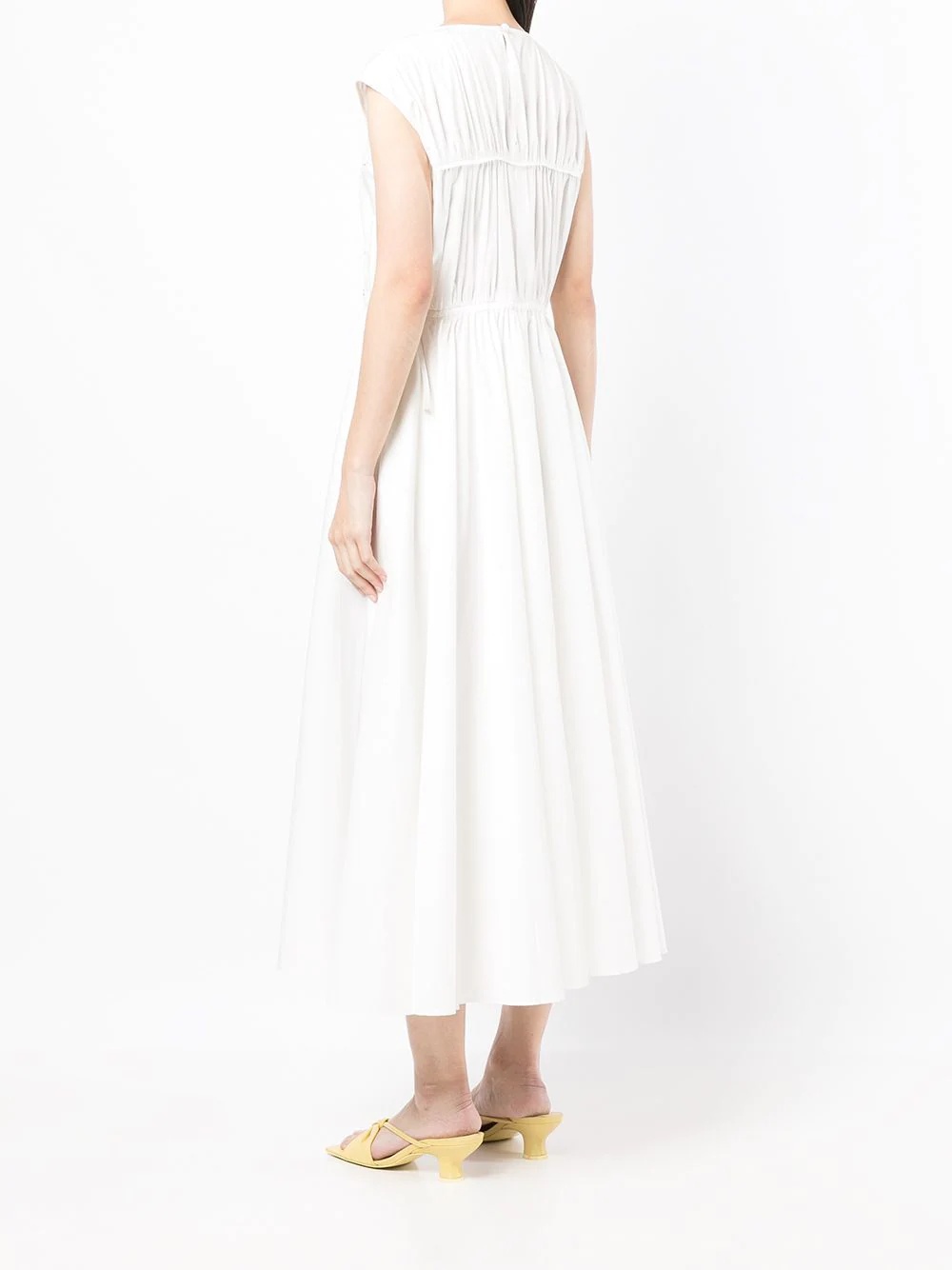White Macrame Lace Organic Cotton Dress - 4