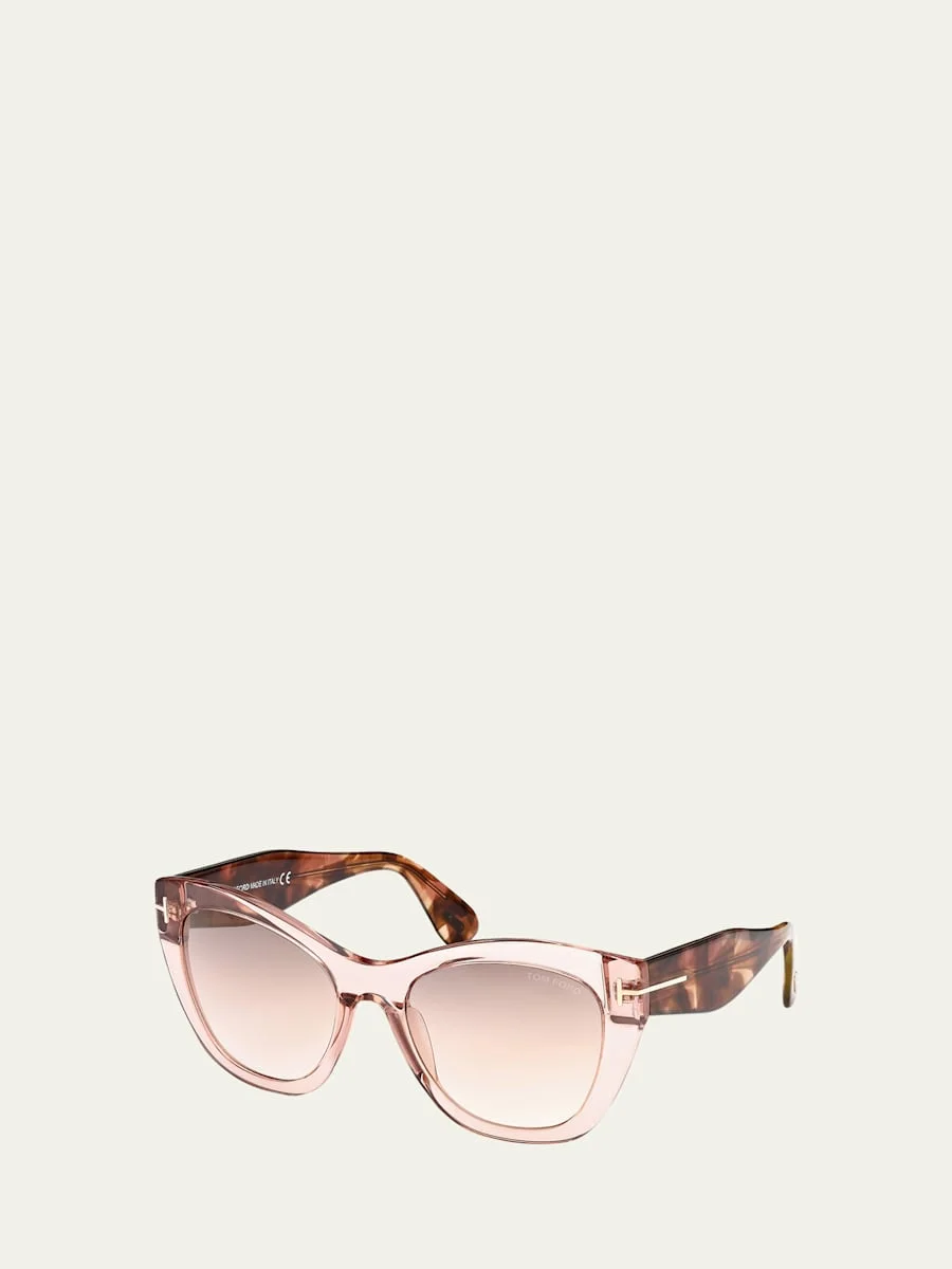 Acetate Cat-Eye Sunglasses - 1
