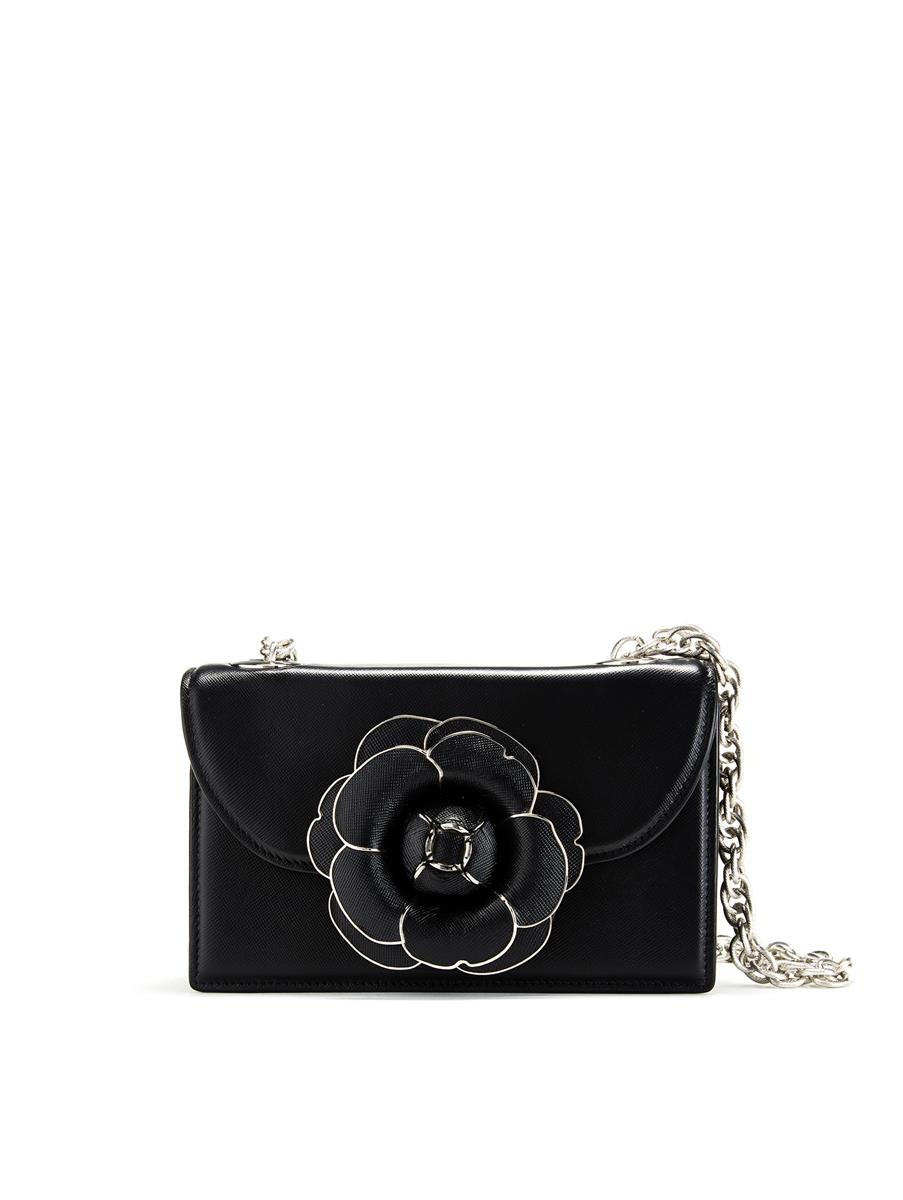 BLACK SAFFIANO TRO BAG - 1