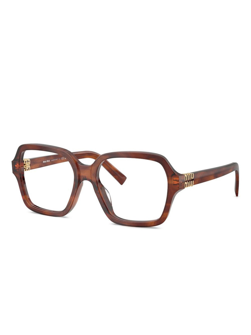 Miu Miu geometric-frame glasses outlook