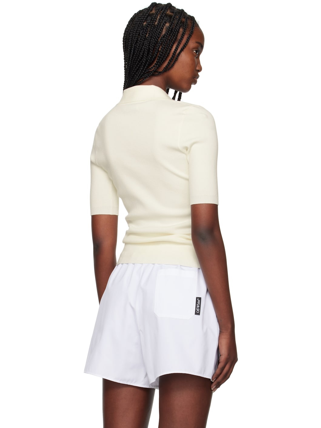 Striped Knit Polo - 3