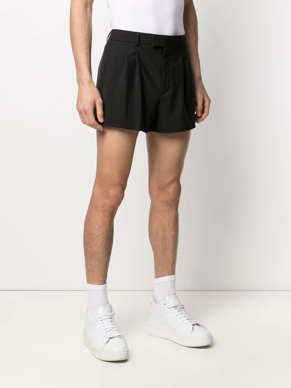 mid-rise tailored shorts - 3