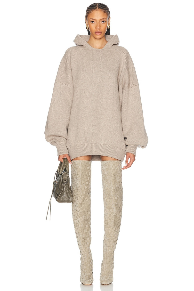 Fear of God Merino Wool Boucle Knit Hoodie outlook