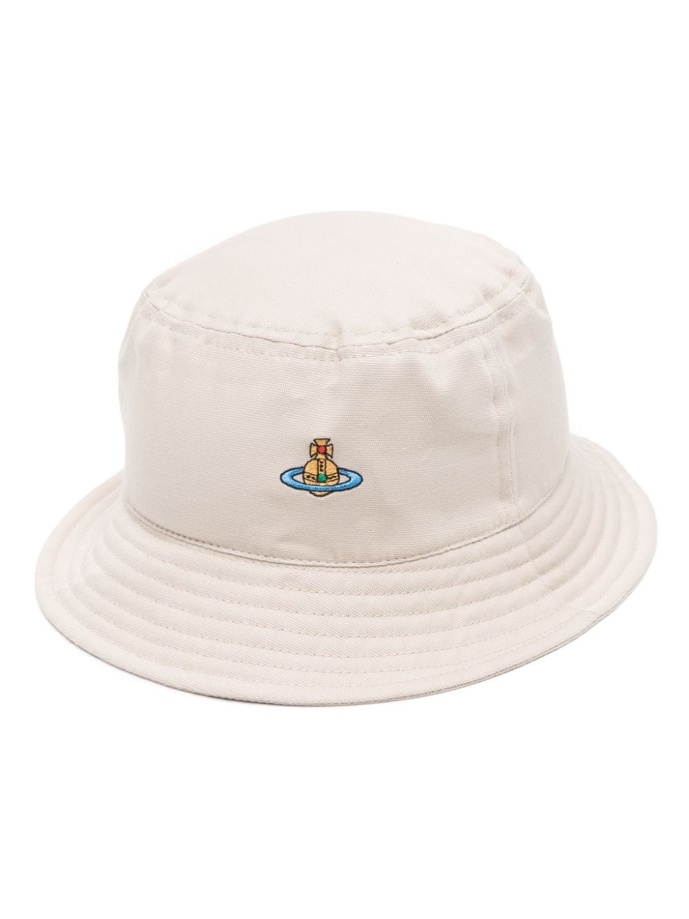 Orb-logo cotton bucket hat - 1