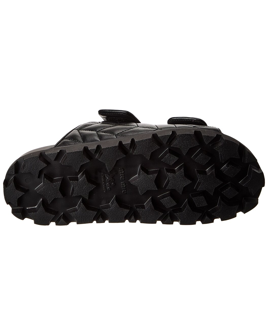 Miu Miu Logo Leather Sandal - 4