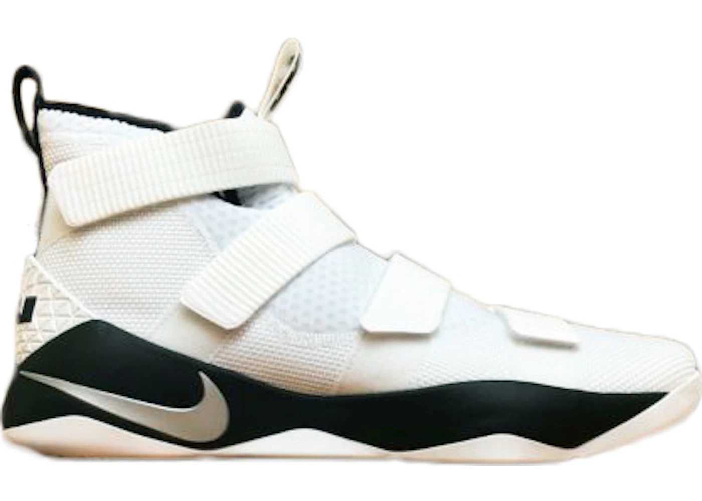 Nike Nike LeBron Soldier 11 White Metallic Silver Black stockx
