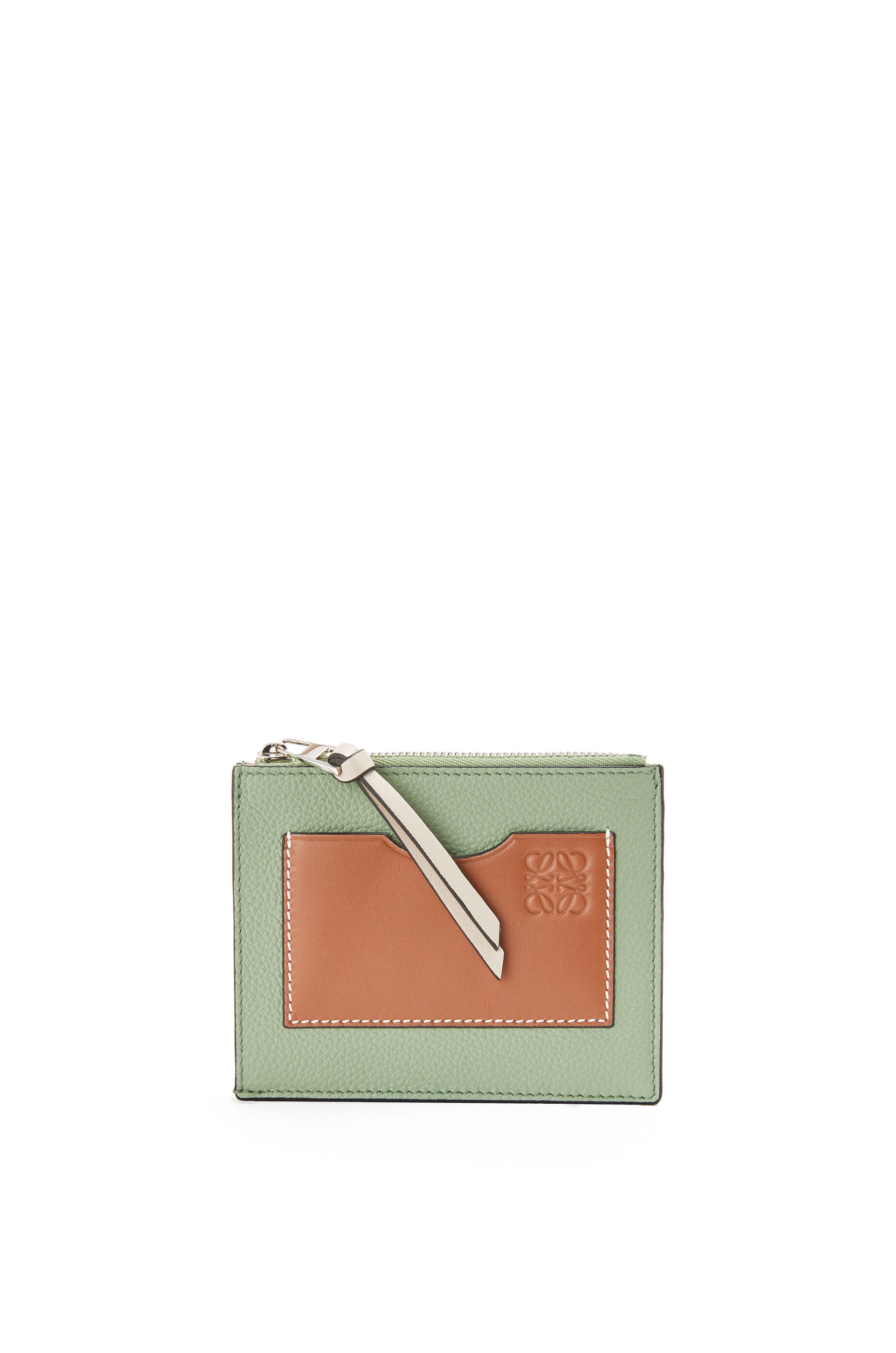 Coin cardholder in soft grained calfskin - 1