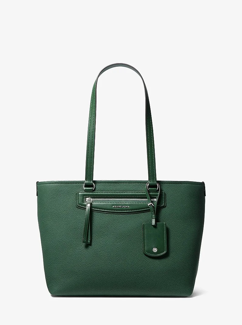 Jet Set Travel Medium Pebbled Leather Tote Bag - 1