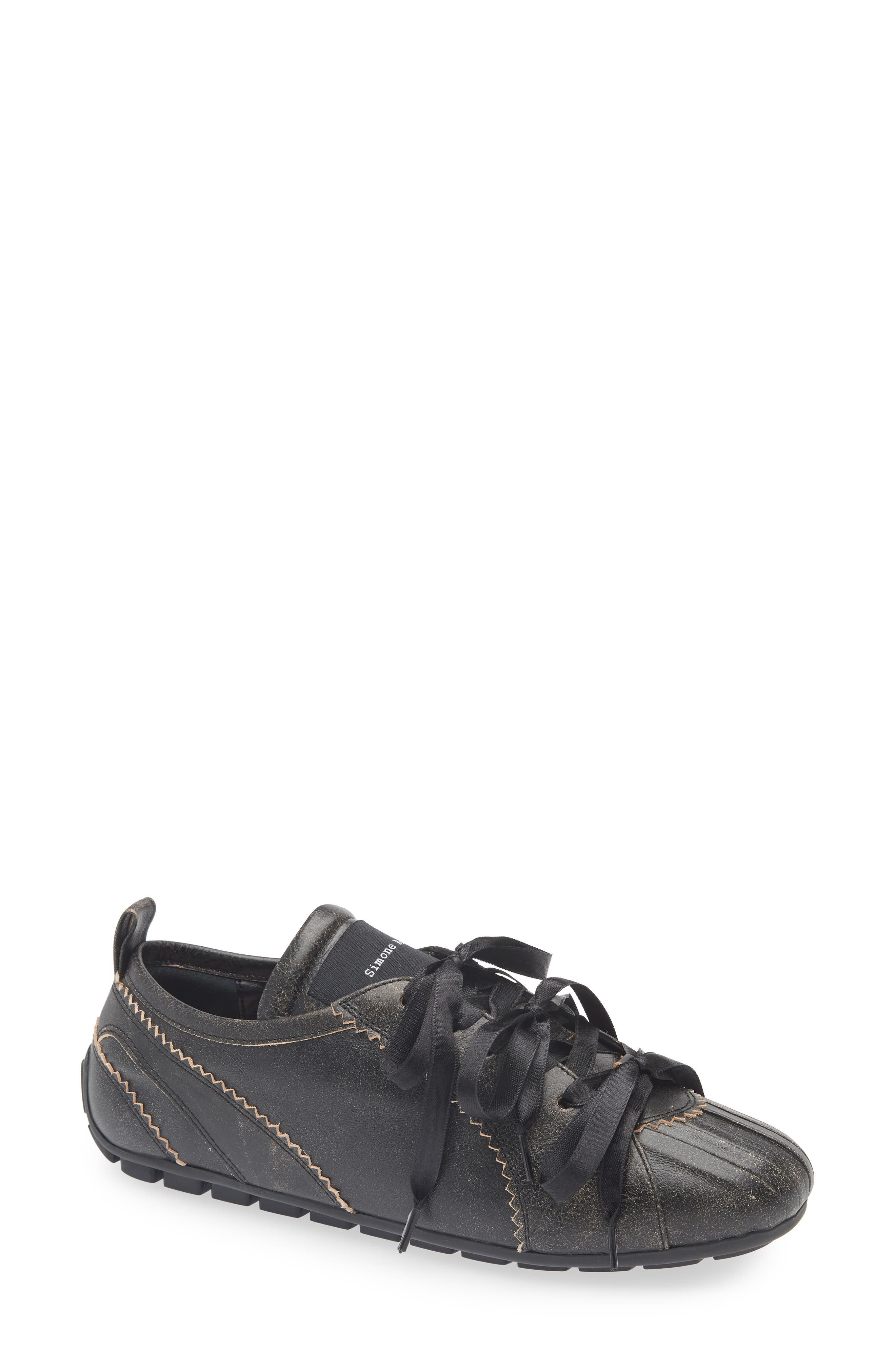 Simone Rocha Ballerina Grip Sneaker in Dark Brown at Nordstrom - 1