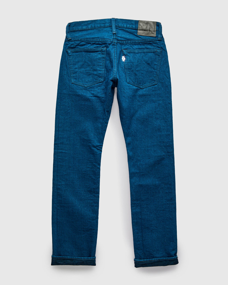 PBO-002-005 "Asagi" 16.5oz Rinsed Selvedge Denim - Slim Straight Fit 3