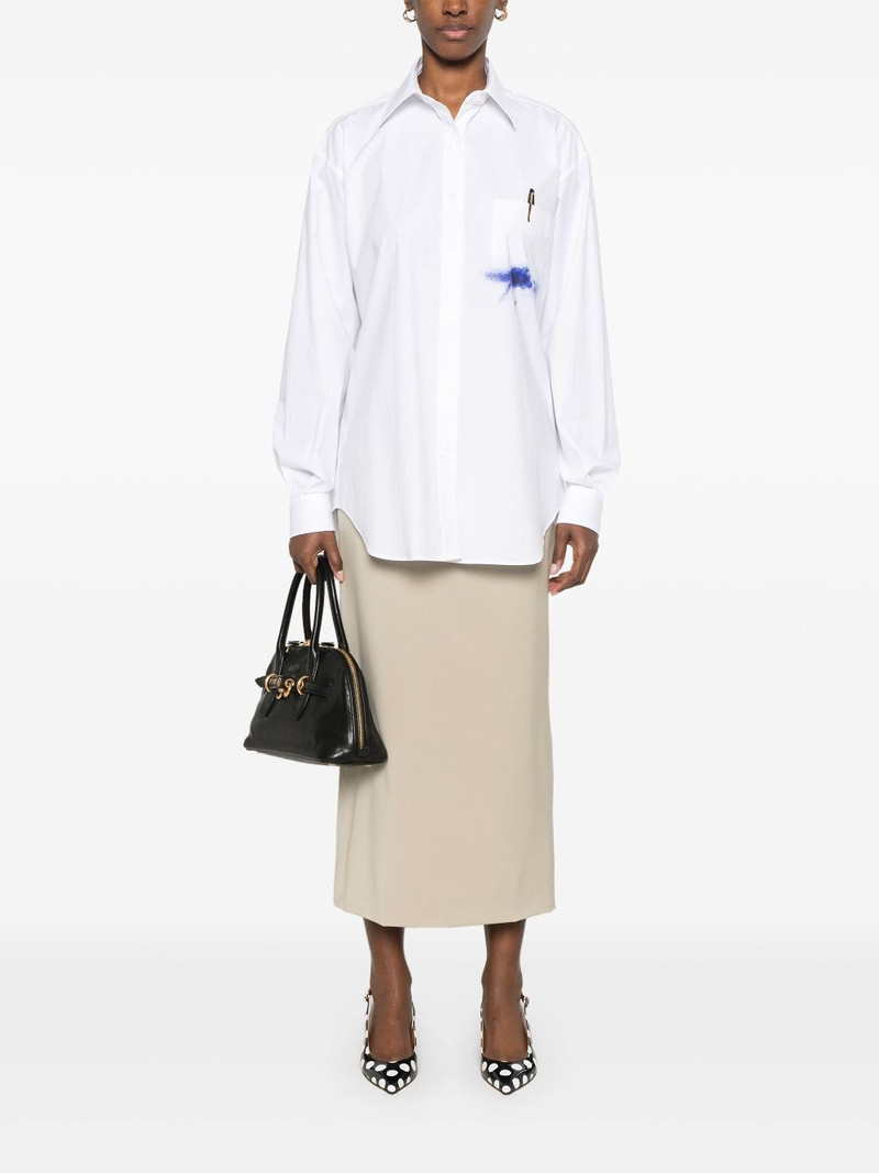 Moschino pen-print shirt outlook