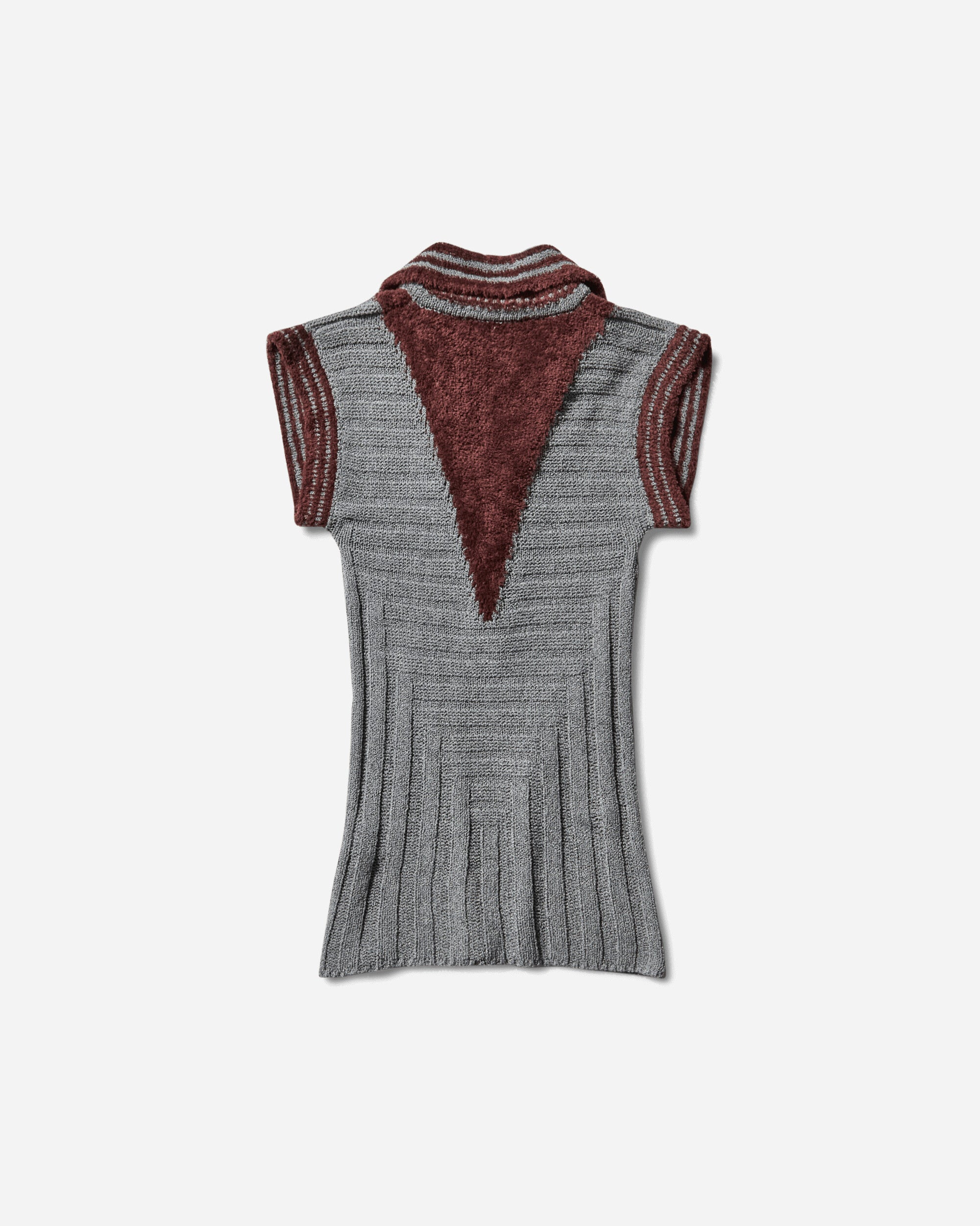 Women's Quimby Sleeveless Polo Speckled Fossil Grey - 2