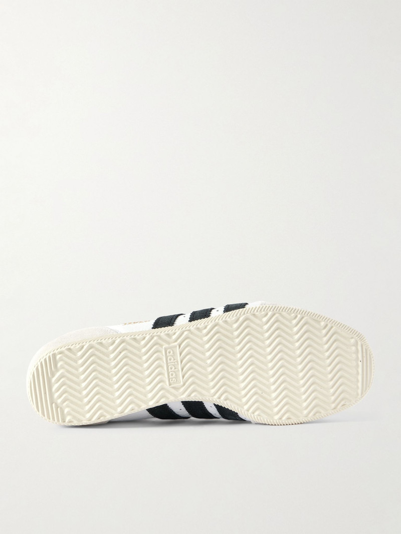 adidas Originals Japan Suede and Textured-Leather Sneakers White outlook