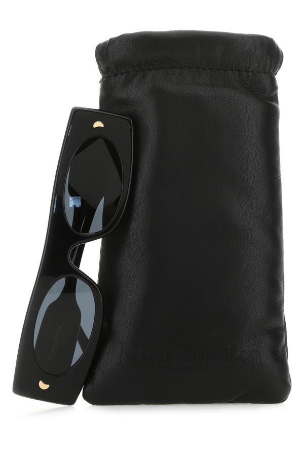 Nanushka Black bio acetate Ruthie sunglasses