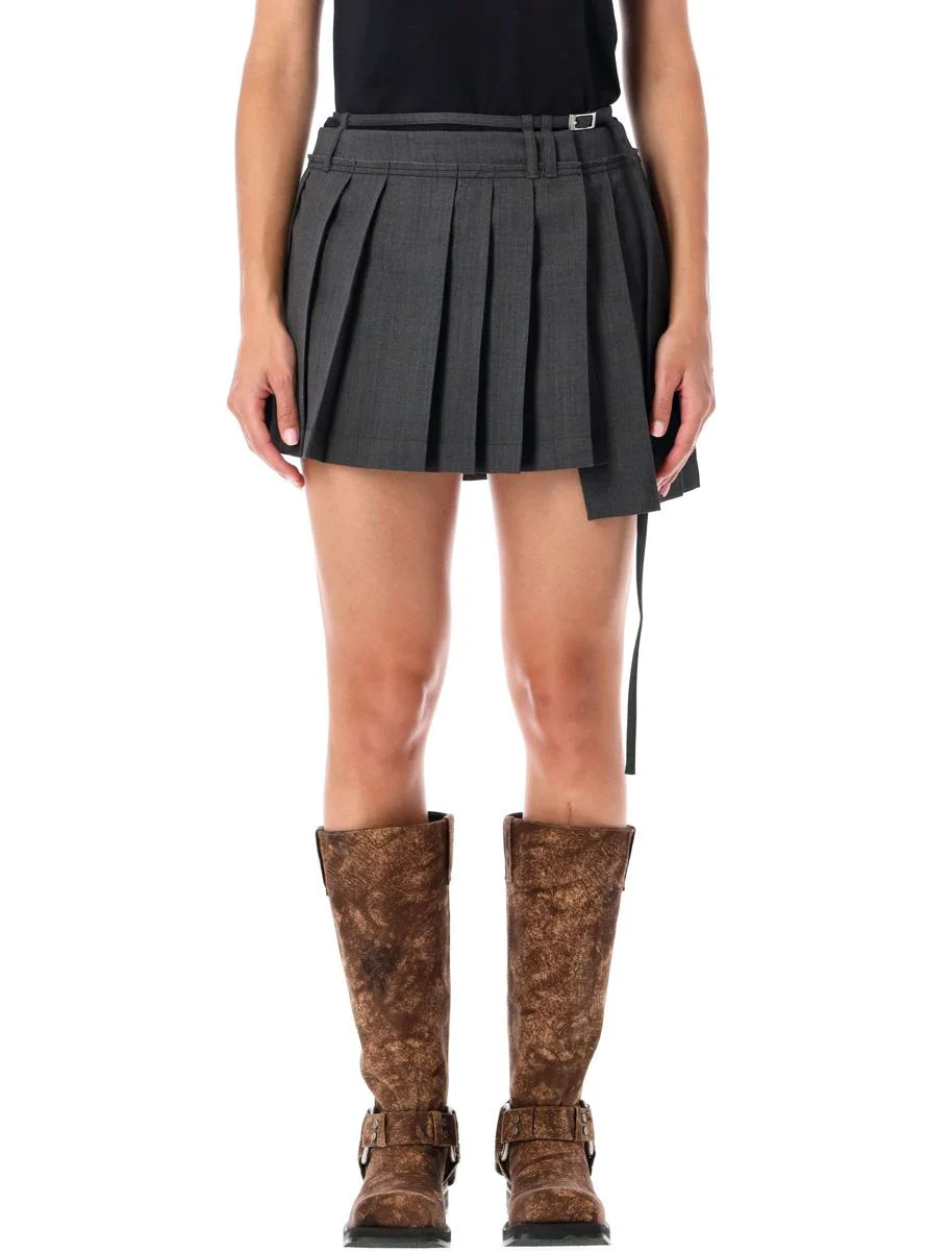 Acne Studios Pleated Mini Skirt - 1