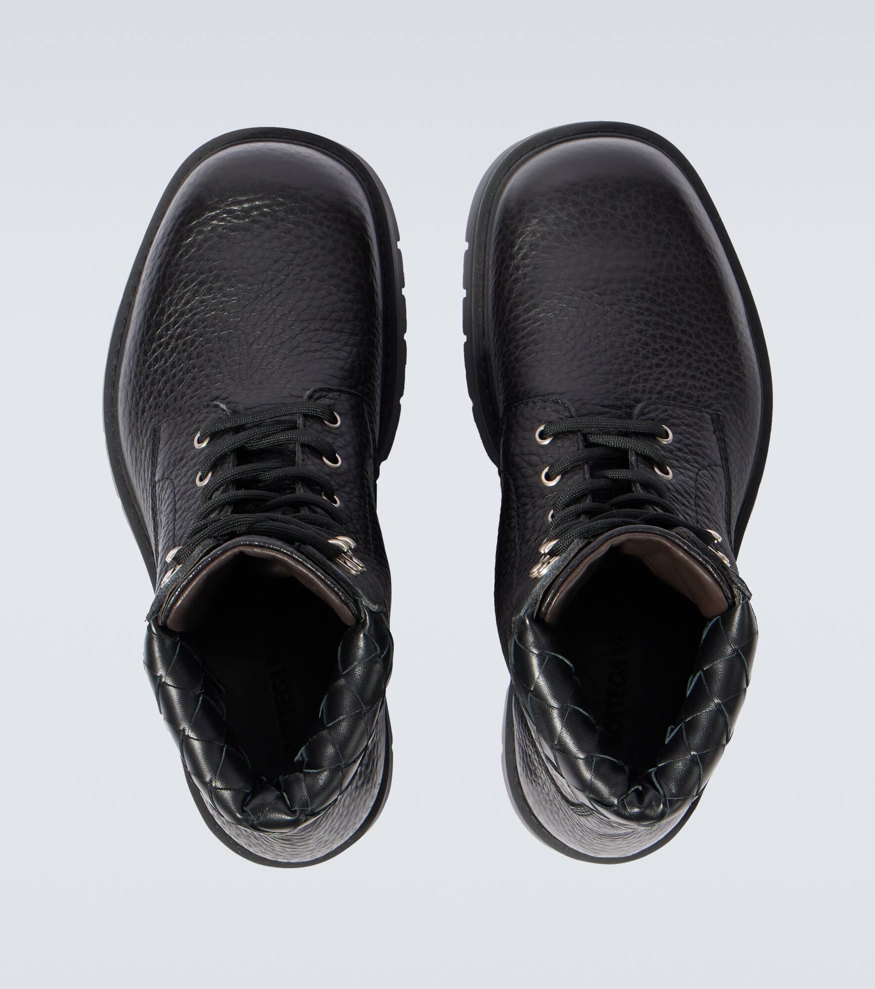 Haddock leather combat boots - 4