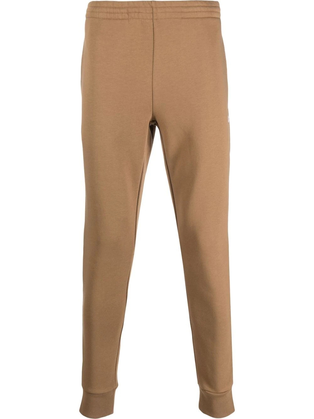 slip-on cotton track pants - 1