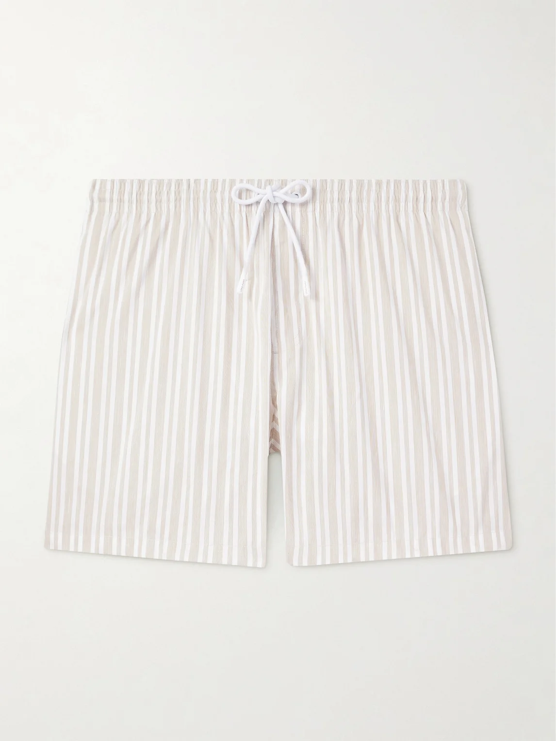 Daneu Straight-Leg Mid-Length Striped Swim Shorts - 1