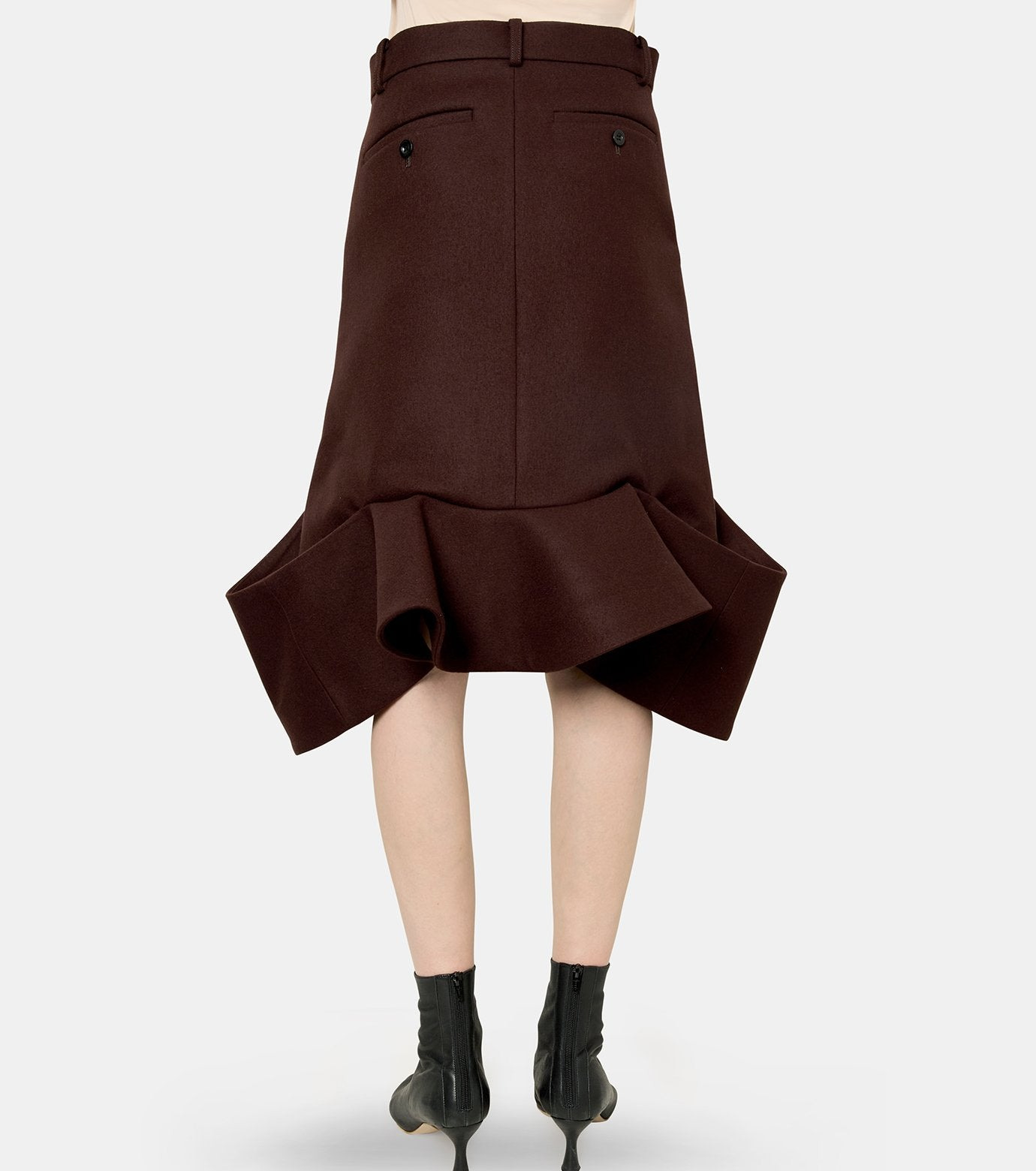 Wool Melton Skirt - 3