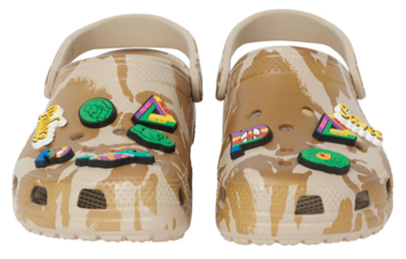 crocs Crocs Palace x Classic Clog 'Tan Camo' 207451-960 outlook