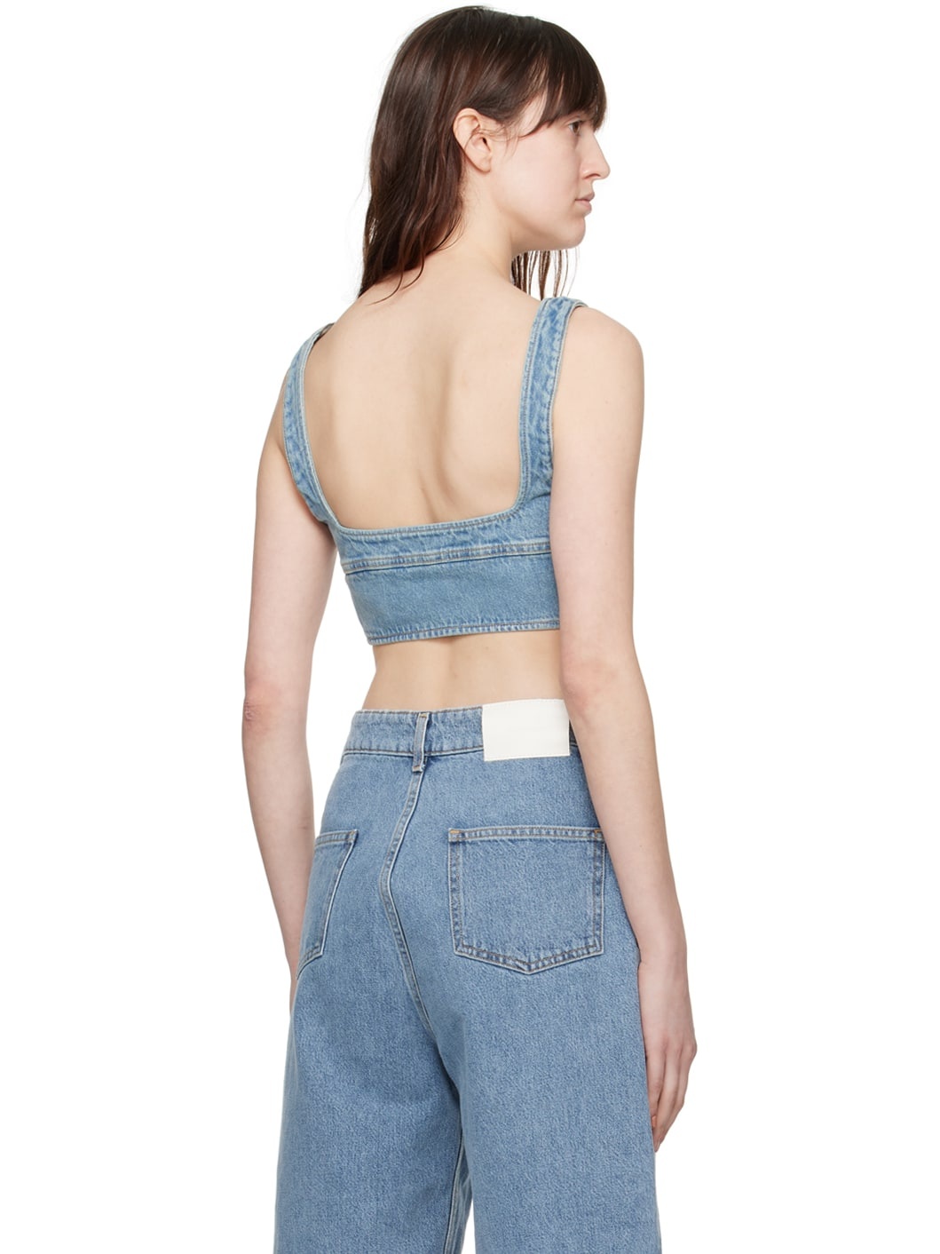 Blue Anet Denim Tank Top - 3