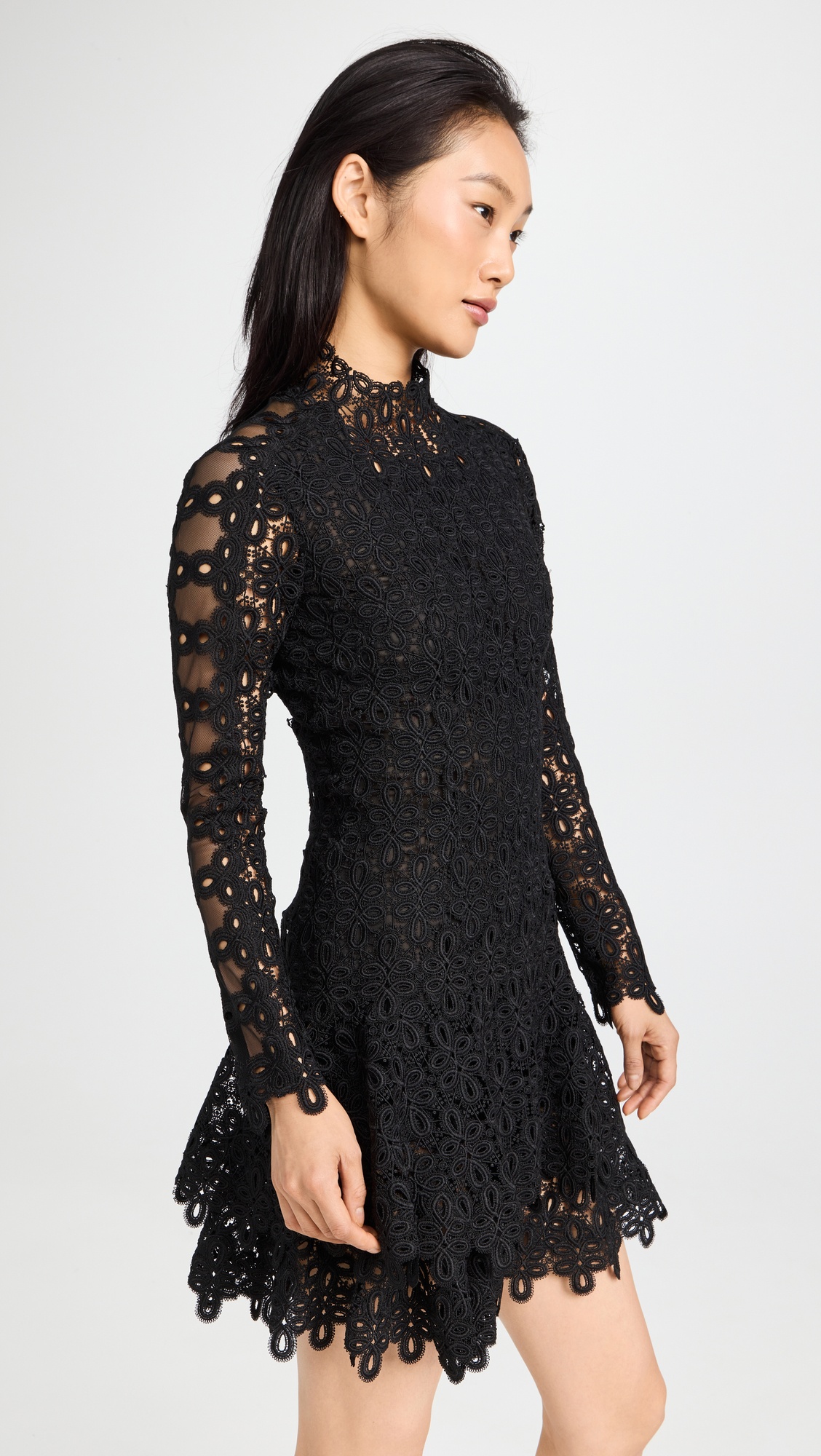 Joy Lace Mini Dress - 3