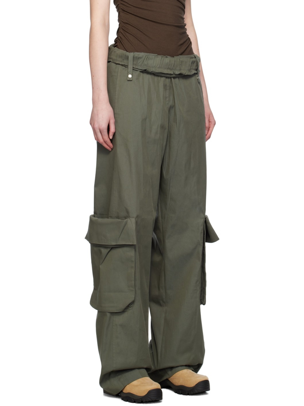 SSENSE Exclusive Khaki Cargo Pants - 2