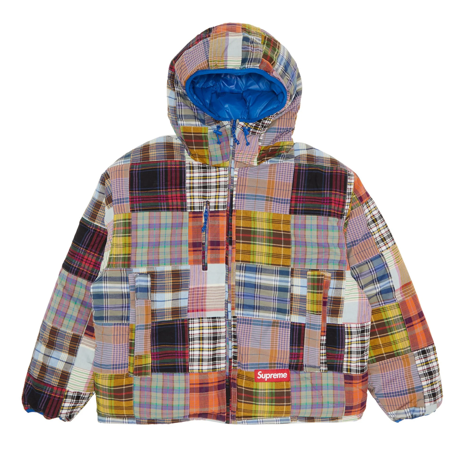 Supreme Madras Reversible WINDSTOPPER Puffer Jacket 'Multicolor' - 1