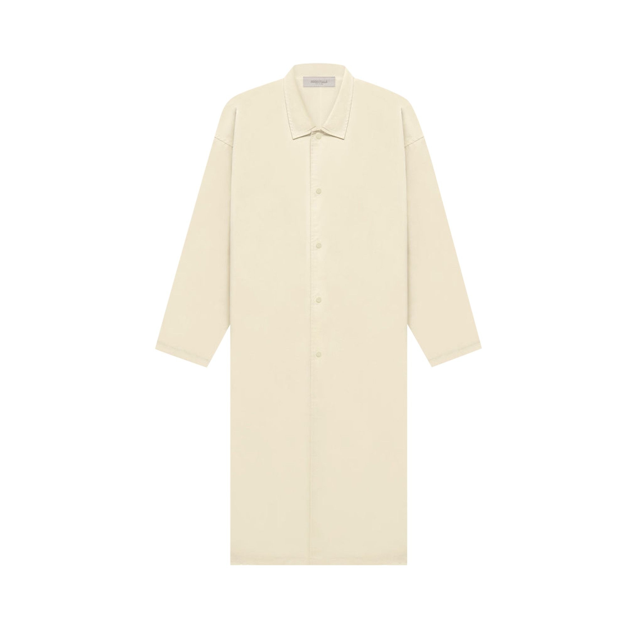 Fear of God Essentials Long Coat 'Eggshell' - 1