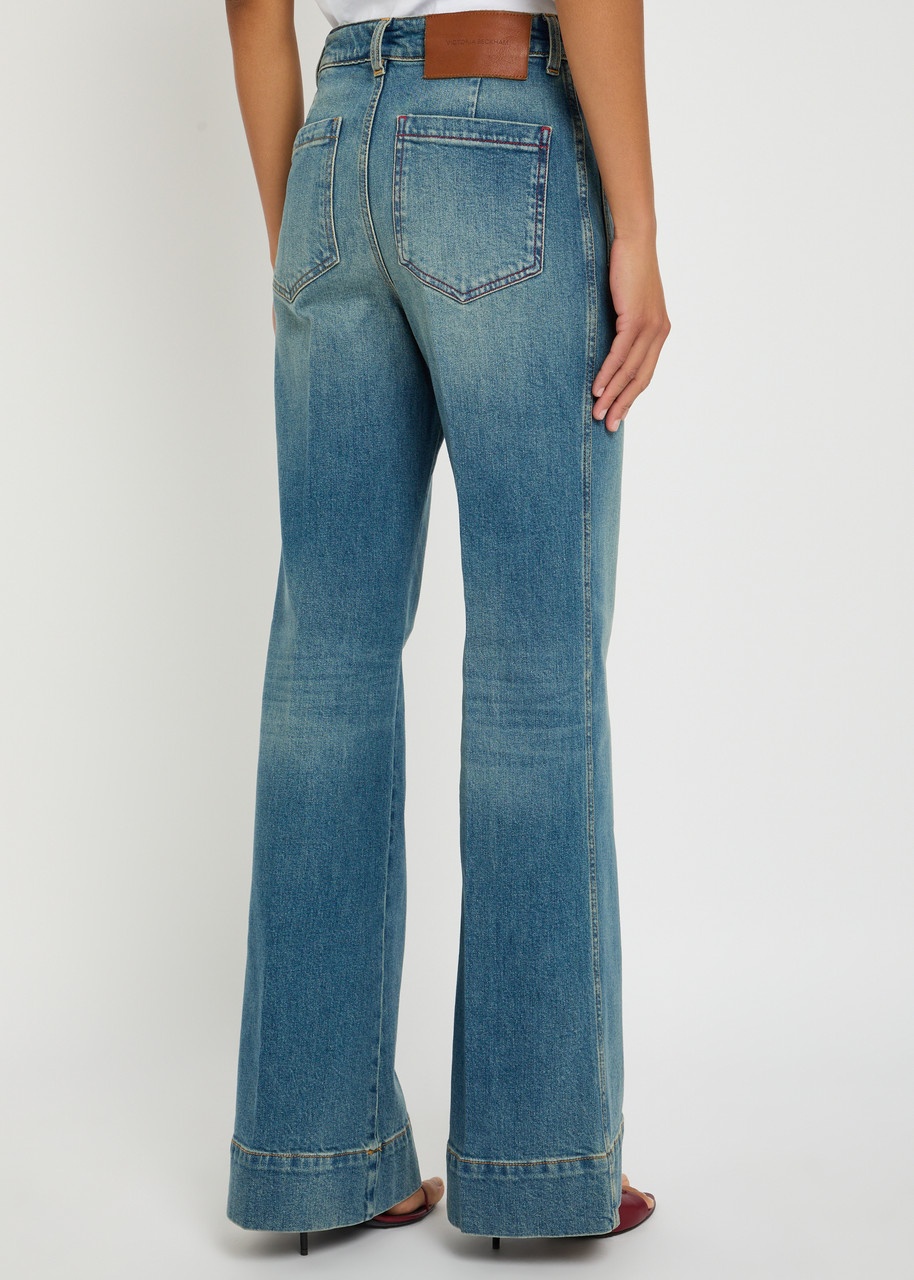 Victoria Beckham Alina Flared-leg Jeans - 3